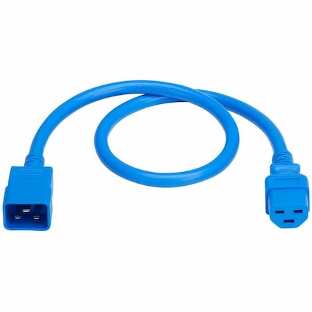 Eaton TRIPP LITE SERIES POWER CORD C20 TO C21 HEAVY-DUTY 20A 250V 12 AWG 2.5 FT. 0.76 P035-2P5-ABL