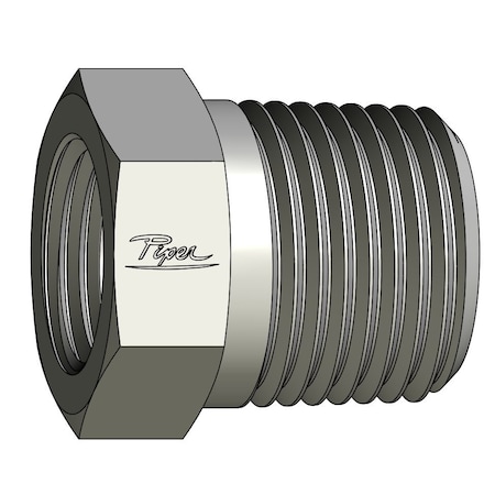 Piper NPT Pipe Bushing 1/2in. Male Pipe X 3/8in. Female Pipe 1120-08-06