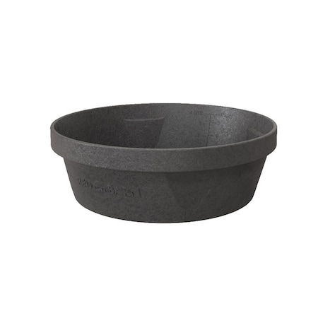 North West Rubber Red Barn Flexible Feed Pan, 1 gal, Rubber, Black 5600101