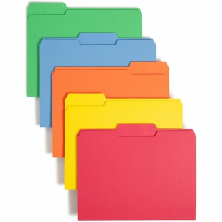 Zoro Select Folders, Assorted, PK100 11943