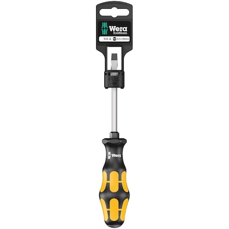 Wera 932 A SB Screwdriver for slotted screws, 1.2 x 7 x 125 mm 5100086001