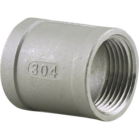 Plumbeeze PLUMB-EEZE 1/4'' FIP Stainless Steel Coupling U2-SSC-02