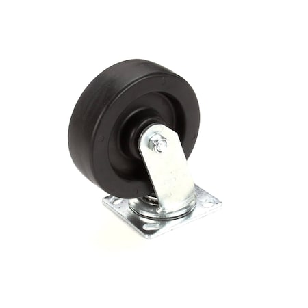 Lincoln Industrial Caster with Brake, Swivel Plate 369030