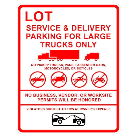 Sign Solutions Usa Traffic Sign, 24 in Width, Aluminum Sign, Vertical Rectangle DCS10DWT2430CUS00173