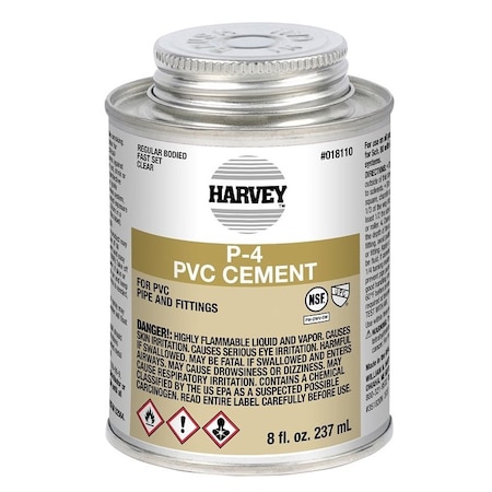 Wm H Harvey Co 24 CEMENT 1/2PT PVC 018110