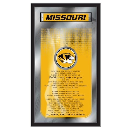 Holland Bar Stool Co Missouri 26" x 15" Fight Song Mirror MFghtMizzou