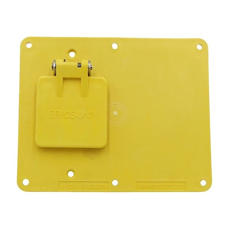 Ericson Coverplate, Outlet Box, Double Gang 3261W