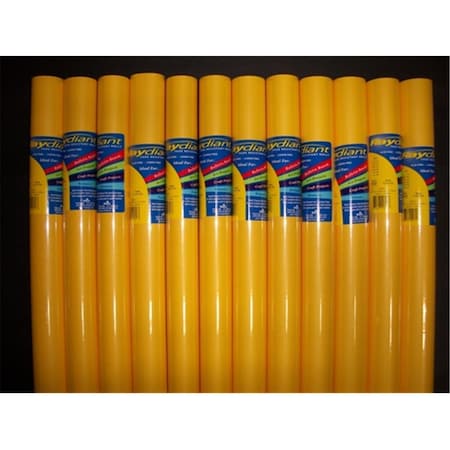 Riteco Raydiant Fade Resistant Art Rolls Canary Yellow 36 In. X 30 Ft. 12 Pack, 12PK 80016