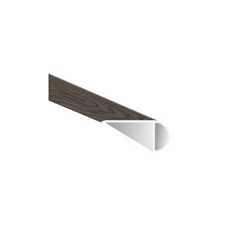 Ackland 0.76in. x 78in. x 2.15in. Brimwell Waterproof Wood Flooring Trim Overlapping Stair Nose Molding AKVTWBRIM-OSN