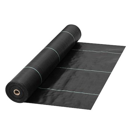Vevor 4' x 300' Woven Weed Barrier Landscape Fabric Ground Cover Black 5.8oz VV-FCB-PE 4*300FT 5.8OZ