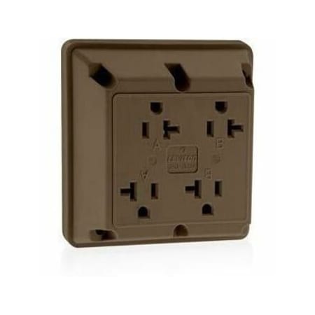 Leviton Four-In-One Receptacles 20 Amp, 125 Volt 21254