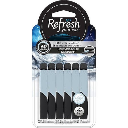 Refresh Your Car Auto Air Freshener, PK6 RVS308-6AME