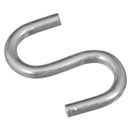 National Hardware Open S-Hook, 20 lb Working Load, Steel, Zinc N121-566