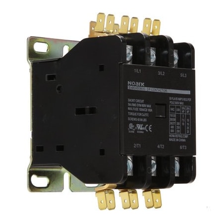 Noark Definite-purpose (DP) contactor - Ex9CK - 60A - 220Vac (50/60Hz) - 3P (3NO) EX9CK60B30M7
