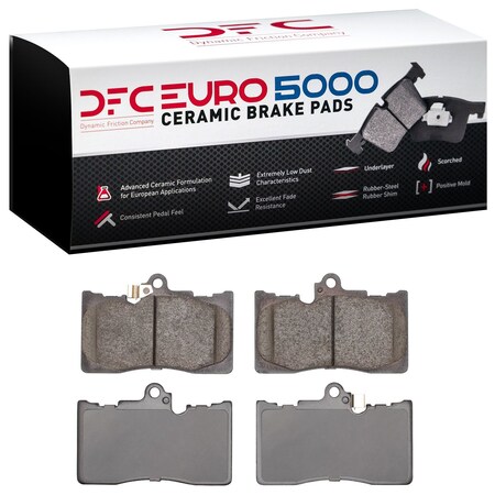 Dfc 5000 Euro Ceramic Disc Brake Pad Set, 1600-1118-00