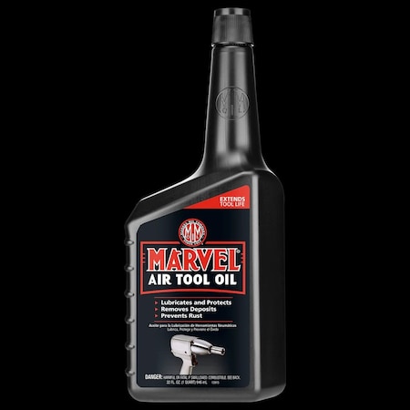 Marvel Mystery Oil Air Tool Oil, Red, 32 oz, Bottle MM85R1