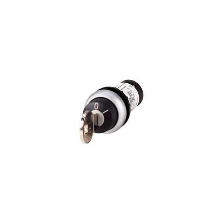 Eaton 22.5 MM, 2NC, NEMA 4X/13, IP65, Silver Bezel, Center-Right 40D, MS1 Lock Mechanism, C22-WRS-MS1-A1-K02