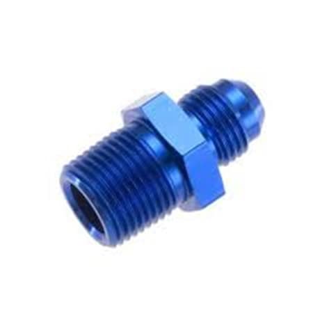 Red Horse Performance 10 Straight Male Adapter to 06 NPT Male - Blue RHP816-10-06-1