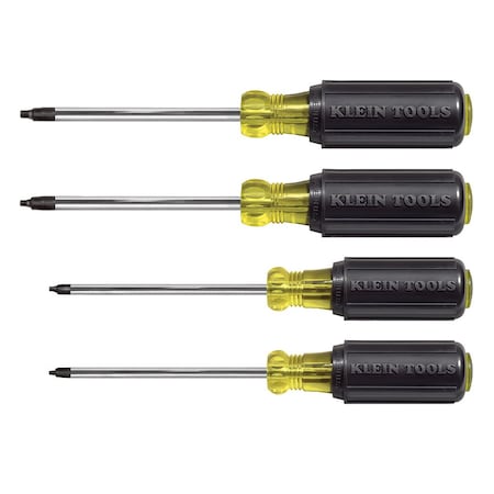 Klein Tools Screwdriver Set, Square Recess, 4-Piece 85664