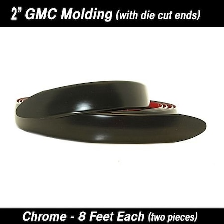 Protekto Trim GMC Style Truck/SUV Molding, 8 ft L x 2 in W, Black 38-680