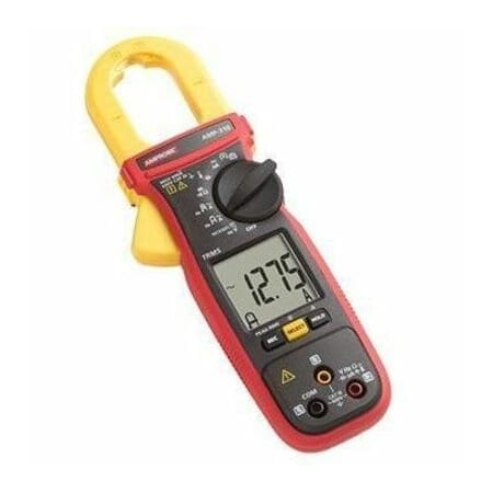 Amprobe Digital Clamp Meter, LCD, 600 A, 1.2 in (30 mm) Jaw Capacity, CAT III 600V Safety Rating AMP-310