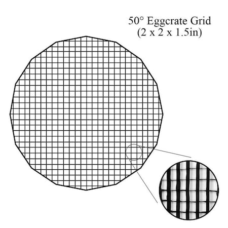 Fotodiox 28 in. Eggcrate Grid for EZ-Pro DLX Parabolic Softboxes EZP-DLX-GRD-28