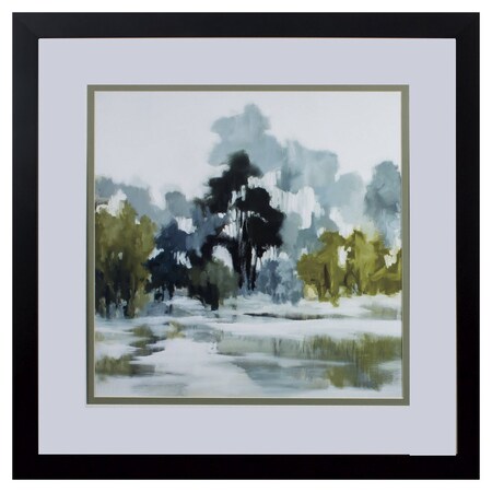 Homeroots Reflections Watercolor Abstract Framed Art 387786