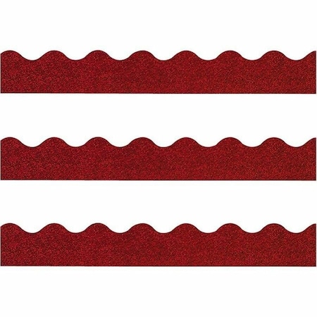 Trend Enterprises Red Sparkle Terrific Trimmers®, 32.5 Feet/Pack, PK6 T91410