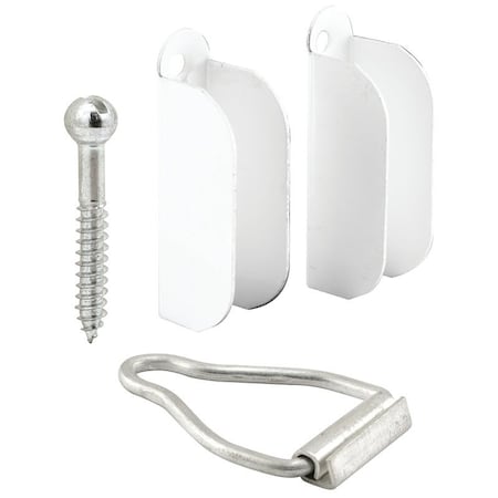 Prime-Line Wht Scr Hangers/Latch PL 8103