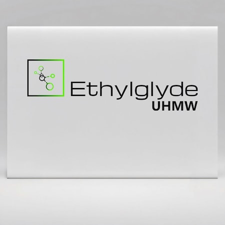 Ethylglyde 12''X24'', 2'' Thick, Natural UHMW Sheet. Sizes Nominal Cut +/-1/8'' 50.8UHNATURAL1224