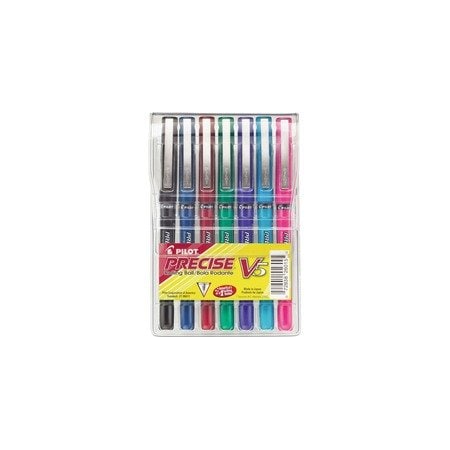 Pilot Pen Set, Assorted, Rollerball, 7PK PIL26015