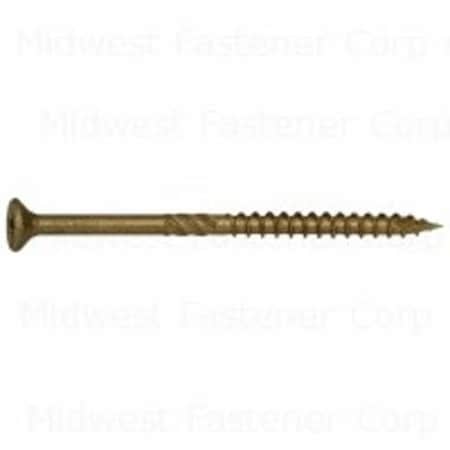 Saberdrive 53298 Deck Screw, No 9 Thread, 3 in L, Bugle Head, Star Drive, Steel, XL1500-Coated, 730 PK M53298