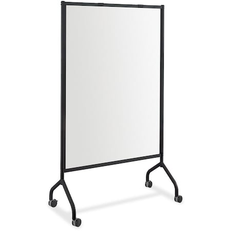 Safco Dry Erase Board, 42in, Steel Frame, White 8511BL