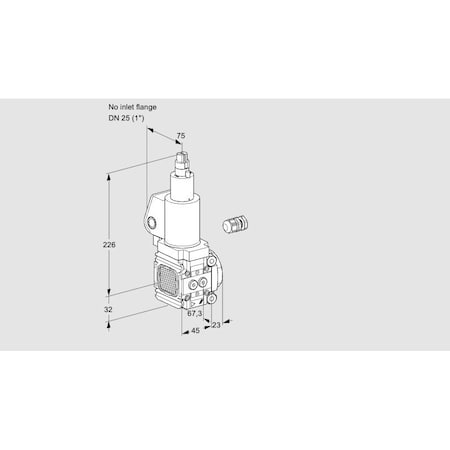 Honeywell Kromschroder VAS1-/25R/LWGL KS88026152