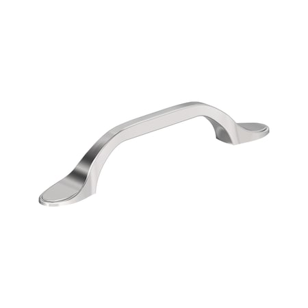 Amerock Ravino 3-3/4 inch (96mm) Center-to-Center Polished Chrome Cabinet Pull, 25PK 25VMP2193626