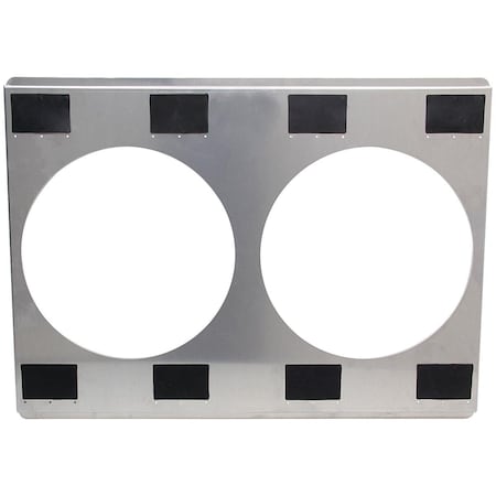 Allstar Performance 25.75 x 18.75 in. Aluminum Fan Shroud - Dual 12 ALL30064