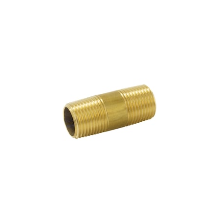 Proline Series Brass 1/2-in MIP x 2-in Nipple BN-837NLB