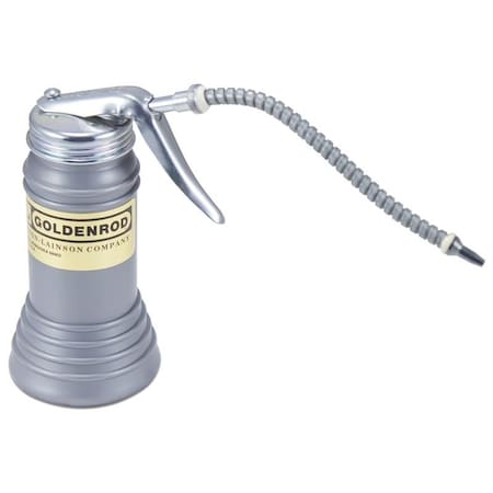 Dutton-Lainson Goldenrod Pistol Pump Oiler, 6 oz Capacity, Flexible Spout, Plastic, Gray 606S