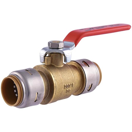 Sharkbite SharkBite 3/4 in. Brass Push Fit Ball Valve Lever For Potable Water UR22185A