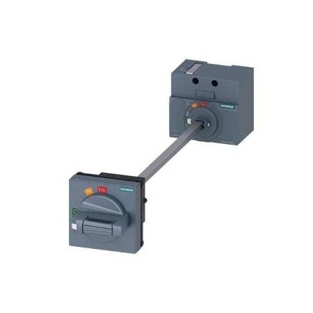 Siemens door mounted rotary operator standard IEC IP65 with door interlock 3VA9137-0FK21