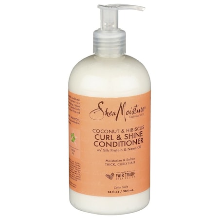 Sheamoisture Shea Moisture Coconut and Hibiscus Curl and Shine Conditioner, 13 Fluid Ounce 1804