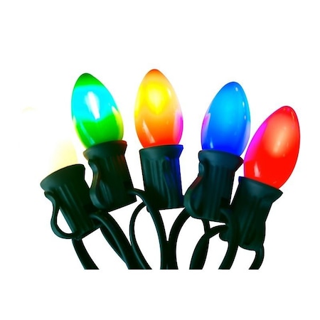 Santas Forest LED Filament Retro Light Set, 25-Lamp, LED, Multi-Color, 25000 hr Average Life, 17 ft L 24710