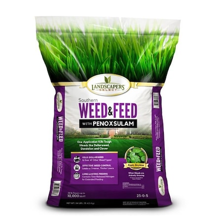 Landscapers Select Southern Weed & Feed Fertilizer - 15,000 Sq Ft Coverage 7615461