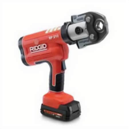Ridgid RP 210-B Battery Press Tool Kit With PureFlow PEX Jaws 1/2 in to 1 in 31038