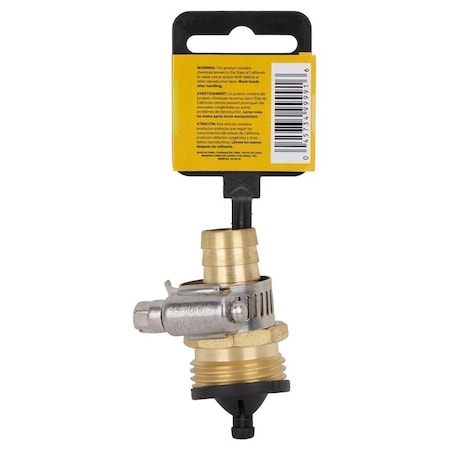 Landscapers Select Hose Coupling, 5/8 to 3/4 in, Male, Brass GB958M3L