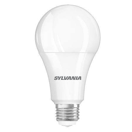 Sylvania Lamp, Three-Way, A21 Lamp, 50 to 150 W Equivalent, Medium Screw E26 Lamp Base, Neutral White 42080