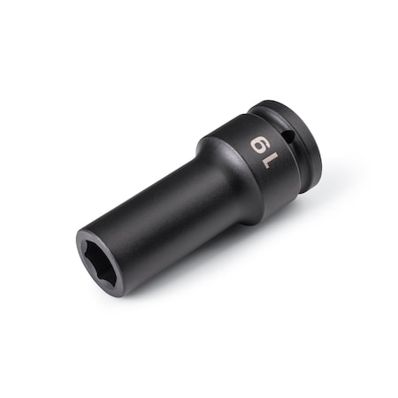 Tekton 3/4 Inch Drive x 19 mm Deep 6-Point Impact Socket SID33119