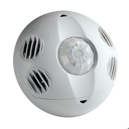 Leviton Ceiling Mount Sensor, Hard Wired, White, 2,000 sq ft, LED OSC20-MWW