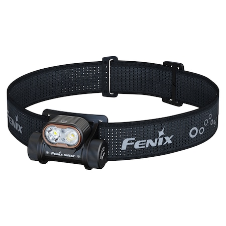 Fenix HM55R 1200 Lumen Lightweight Rechargeable Running Headlamp, Black HM55R-BK