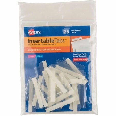 Avery Tabs, Index, Prntabl, 1.5", Cl 6PK AVE16230
